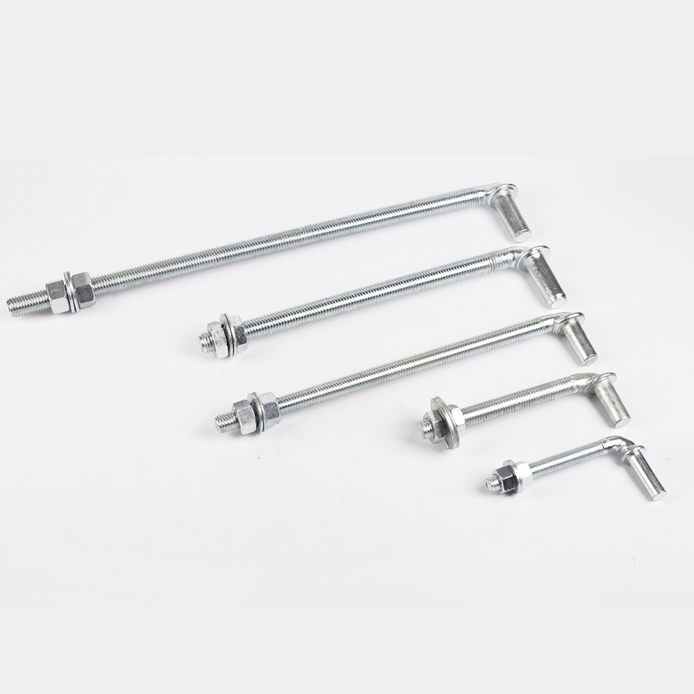 Zinc Adjustable J-bolt with Washers And Nuts