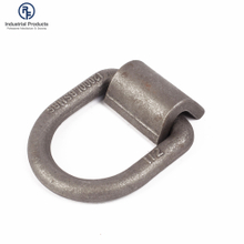 Bolt on tie down anchor forged metal d shaped lashing ring 