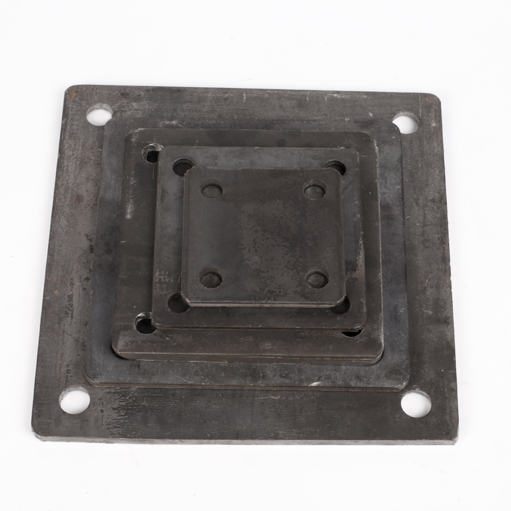 Custom Size Steel Base Punch Plate with holes