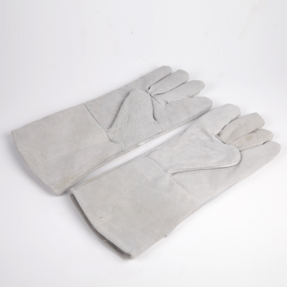 14 Inch Econo Type White Welding Gloves